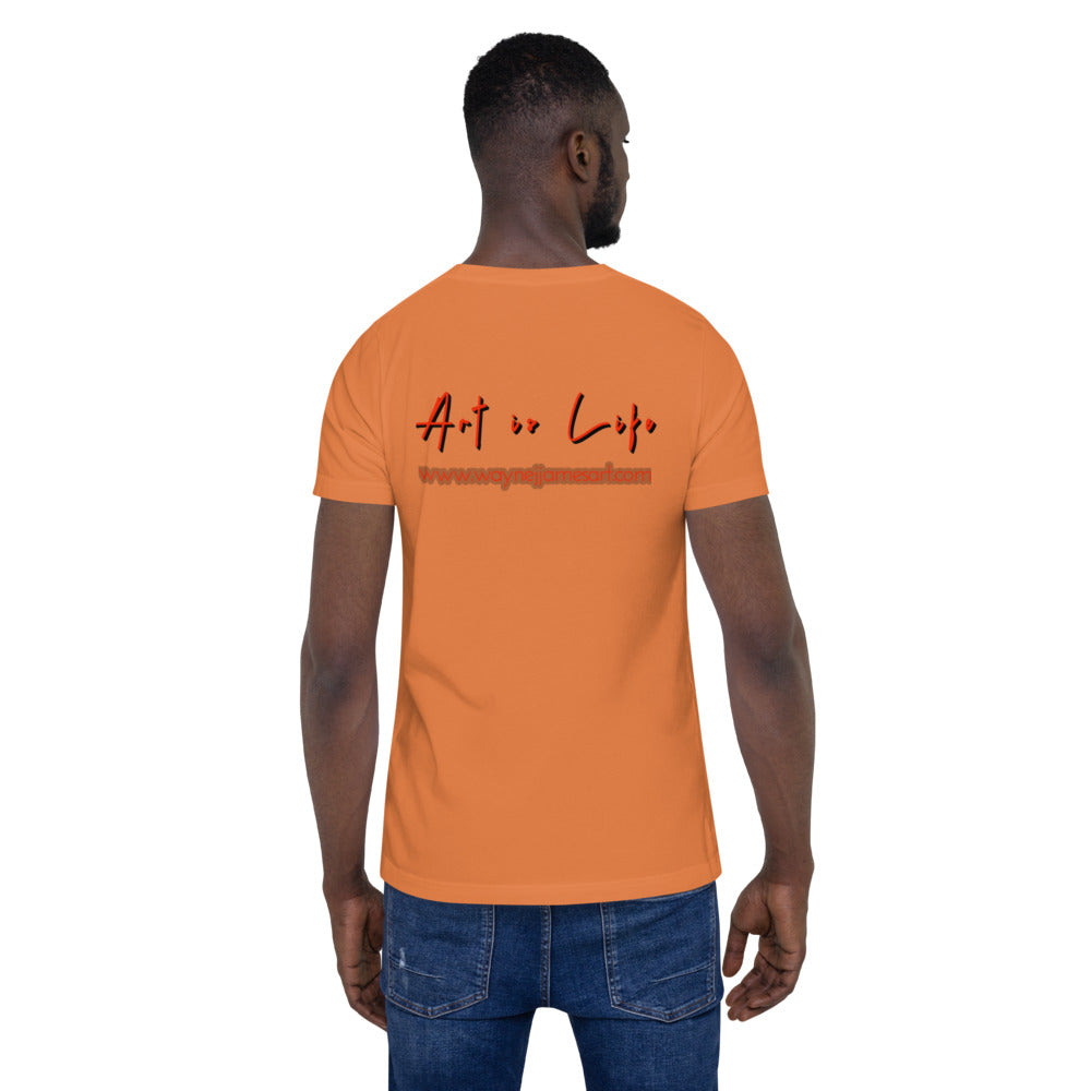 Art is Life - red lettering