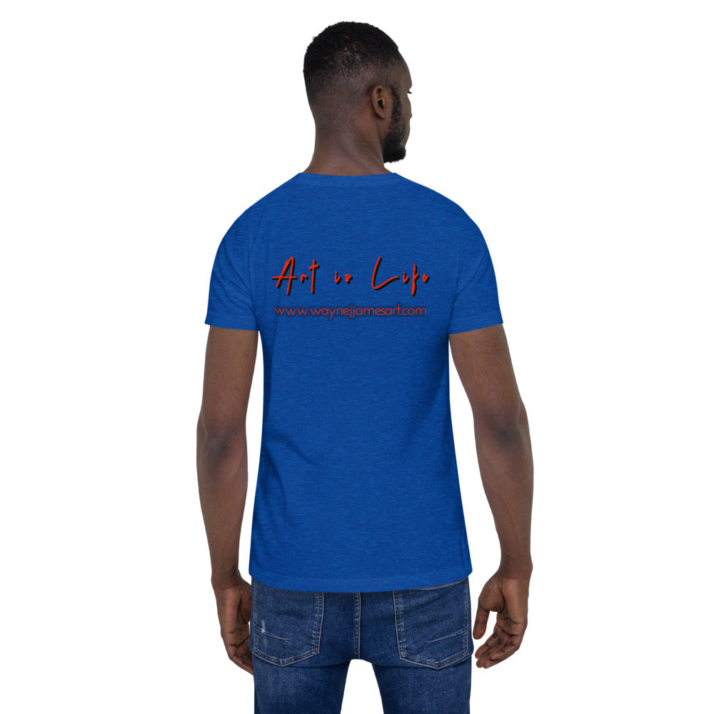 Art is Life - red lettering