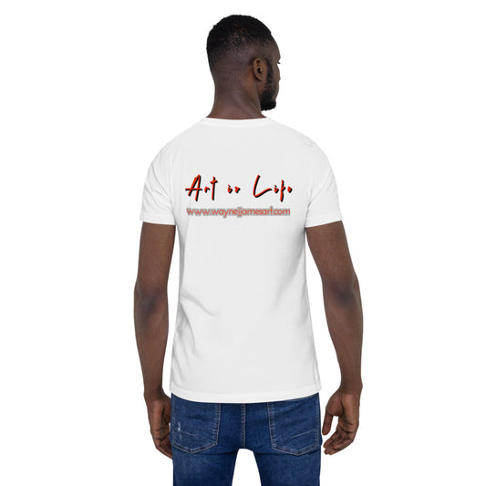 Art is Life - red lettering